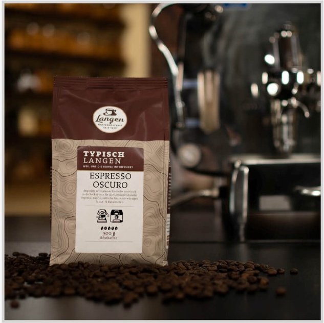 Langen Kaffee Espresso Oscuro 500g