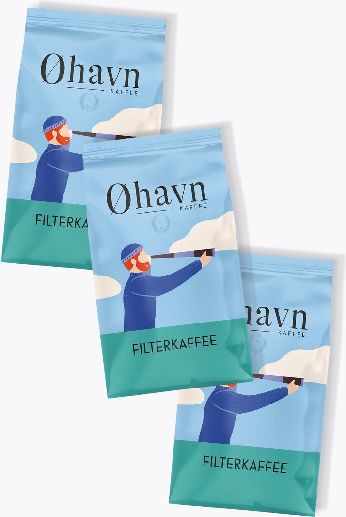Øhavn KAFFEE Filterkaffee Vorteilspaket 3 x 1kg