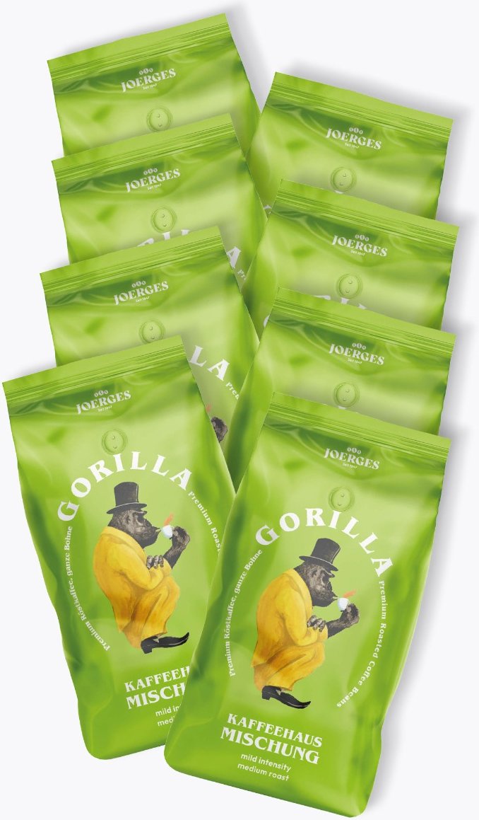 Gorilla Kaffeehaus Mischung Vorteilspaket 8kg