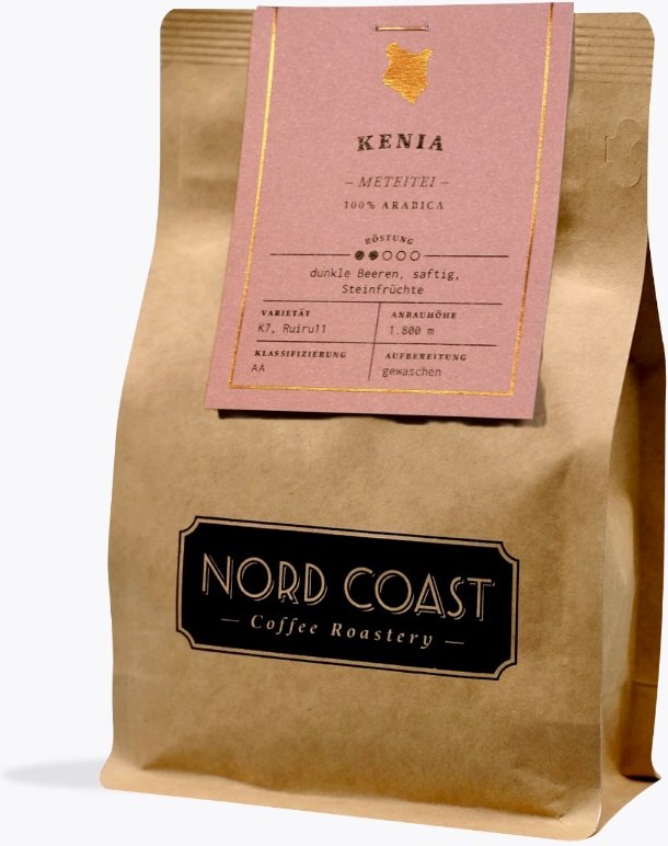 Thumbnail - Nord Coast Coffee Kenia Meteitei 250g