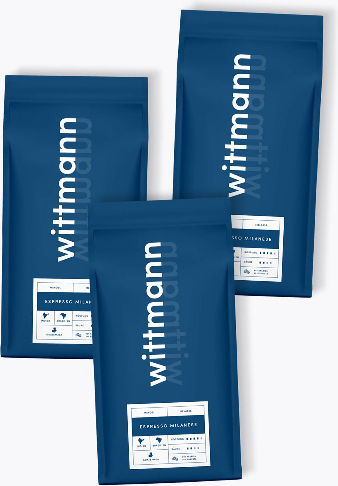 Wittmann Kaffee Espresso Milanese Vorteilspaket 3 x 1kg