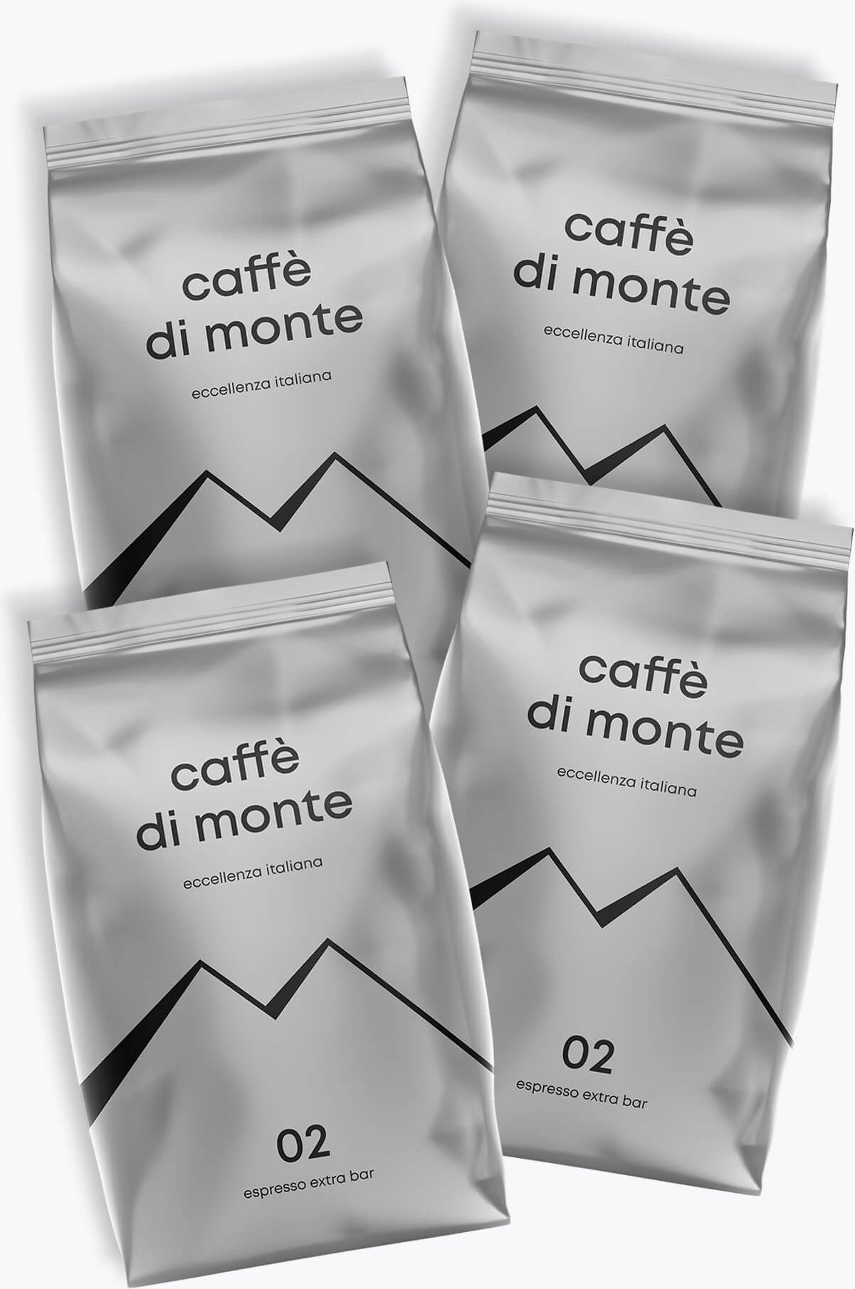 Caffè di Monte Espresso Extra Bar Vorteilspaket 4 x 1kg
