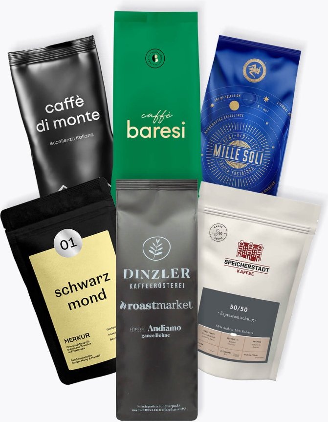 Schokoladig-Nussiger Kaffee - Probierpaket 1,5kg