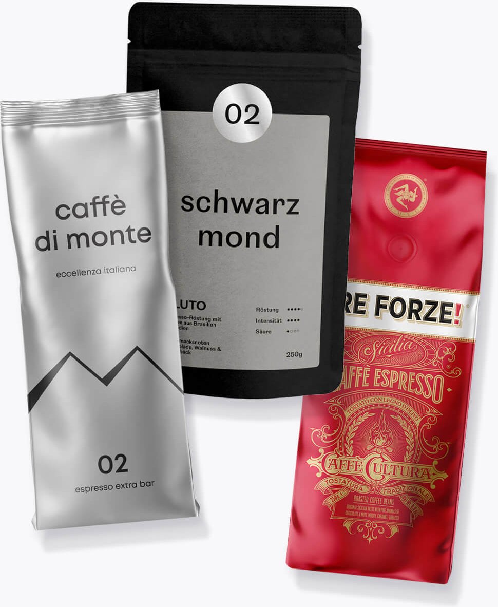 Schokoladiger Espresso - Probierpaket 3 x 250g