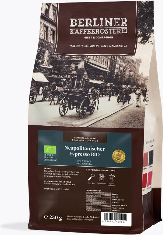 Thumbnail - Berliner Kaffeerösterei Neapolitanischer Espresso Bio 250g
