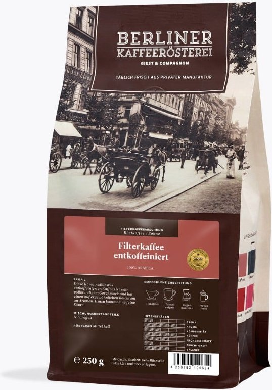 Thumbnail - Berliner Kaffeerösterei Filterkaffee Decaf 250g