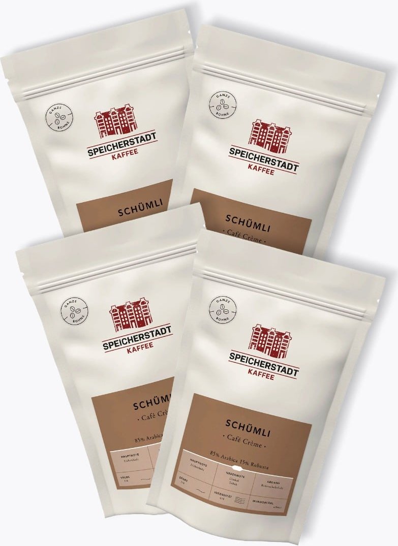 Speicherstadt Schümli Café Crème Vorteilspaket 2kg