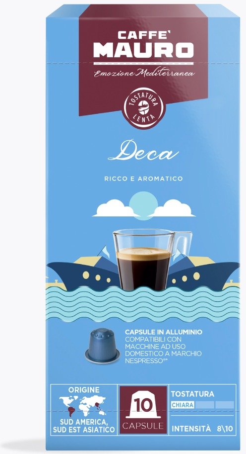 Thumbnail - Caffè Mauro Decaf 10 Kapseln Nespresso® kompatibel