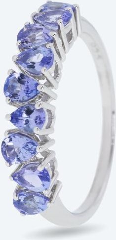 Ring 925 rhodiniert Tansanit