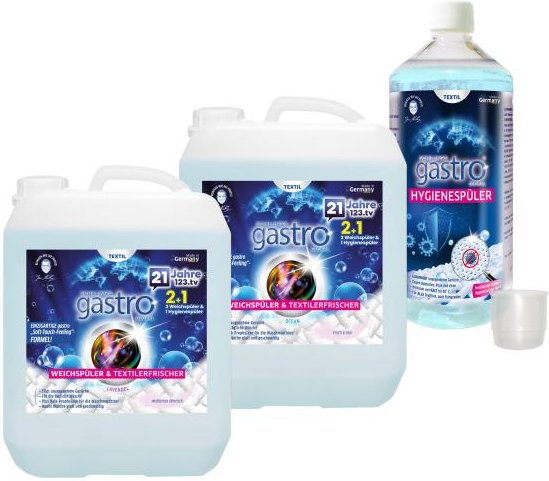 gastro Weichspüler 2x2,5l Hygienespüler Geburtstag