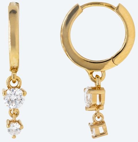 Christian Materne Ohrhänger 925 verg. LG Brillant