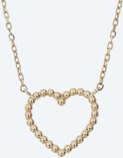 Mittelteil-Collier 375 Gelbgold