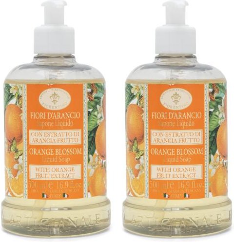 Fiorentino Flüssigseifen Orangenblüte 2x500ml
