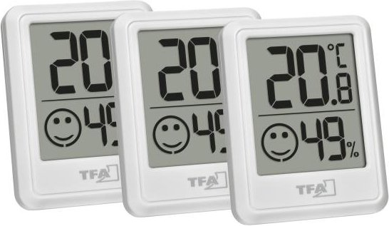 Digit. Thermo-Hygrometer 3er Set