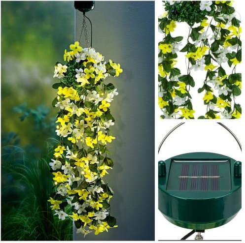 Solar-Hängedeko Blütenzauber