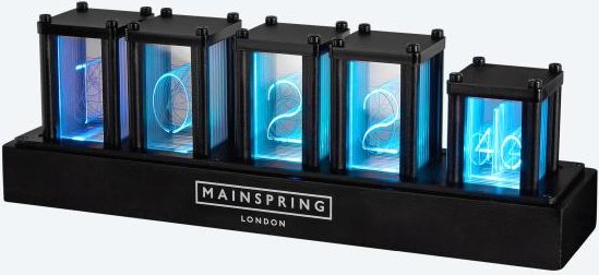 MAINSPRING LED Tischuhr Nixie zum Zusammenbauen