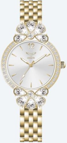 INVICTA Damenuhr "Wildflower" goldfarben