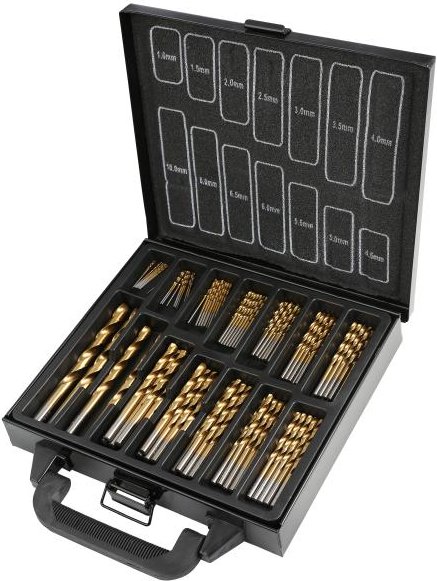 HSS-Spiralbohrersatz, 99-tlg.