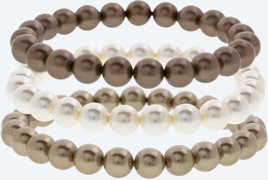 Christian Materne SET Armbänder Muschelkernperlen