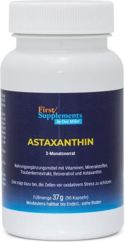 First/Supplements Astaxanthin 90 Kapseln 3-MV