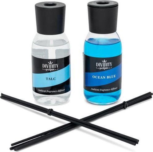 Divinity Raumduft Talc & Ocean blue 2x125ml
