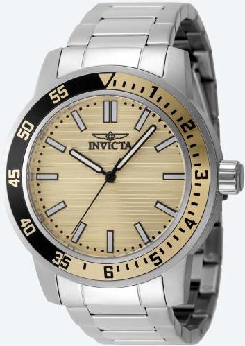 INVICTA Herrenuhr "Specialty" gold-schwarz