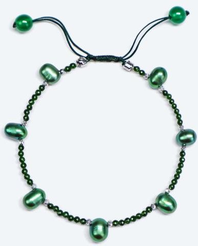 Armband SWZPerlen tannengrün