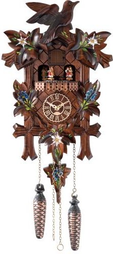 Trenkle Kuckucksuhr, Quarz, Musik, drehende Tänzer