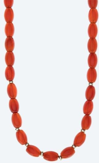 Collier Karneol Magnetverschluß