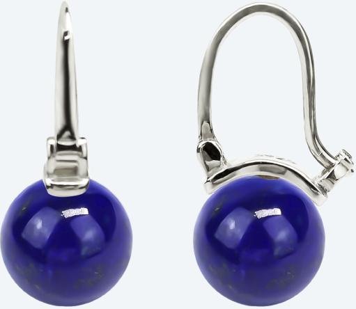 Ohrhänger 925 rhodiniert Lapislazuli