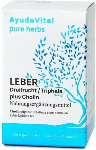 AYUDA VITAL Leber Dreifrucht Triphala plus Cholin