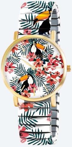 ChocoMoon Damenuhr 'Exotic Toucan' Quarz