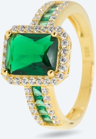 Ring 925 St. Silber verg. Nano-Kristall, Zirkonia