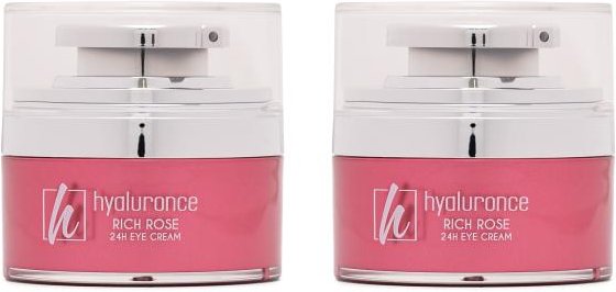 hyaluronce Rich Rose Eye Cream Set 2 tlg.