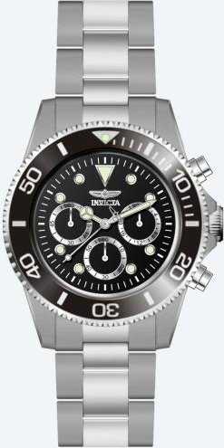 INVICTA Titan-Chronograph "Pro Diver" schwarz