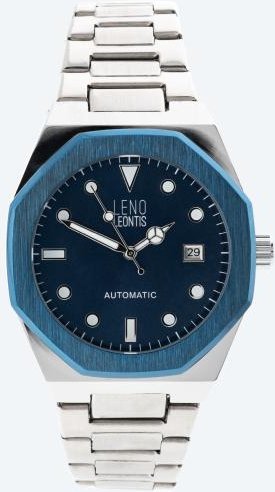 Leno Leontis Automatikuhr "Stazzo" blau