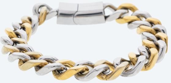 Armband Edelstahl bicolor