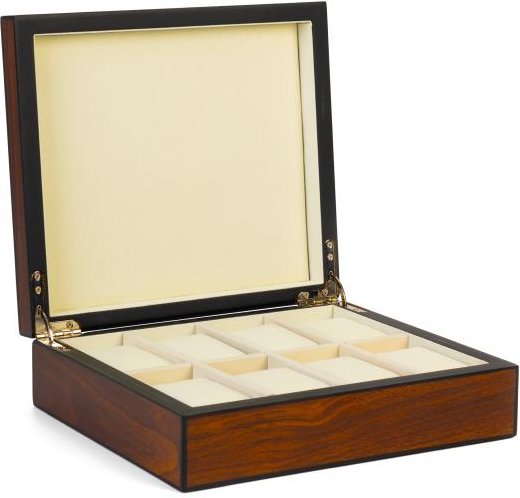 8er Uhrenbox Echtholz