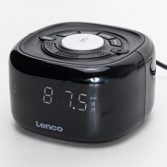 Lenco FM Radiowecker mit Licht