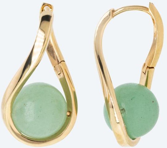 Christian Materne Ohrhänger 925 verg. Aventurin