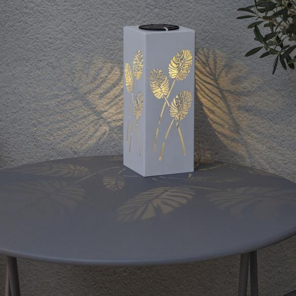 LED-Solarstab Blattmuster