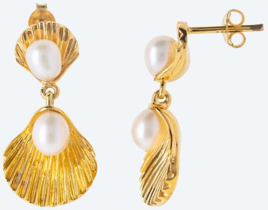 Ohrhänger 925 vergoldet Süsswasserzuchtperle