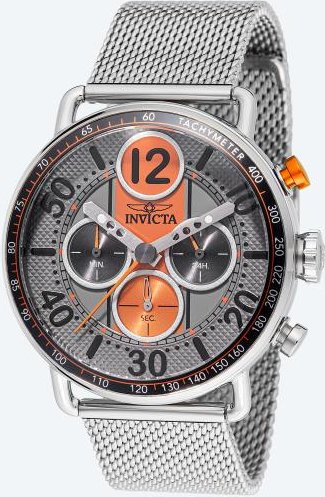 INVICTA Chronograph "Speedway" Milanaiseband