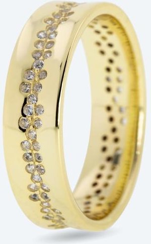 Ring 925 St. Silber vergoldet Zirkonia