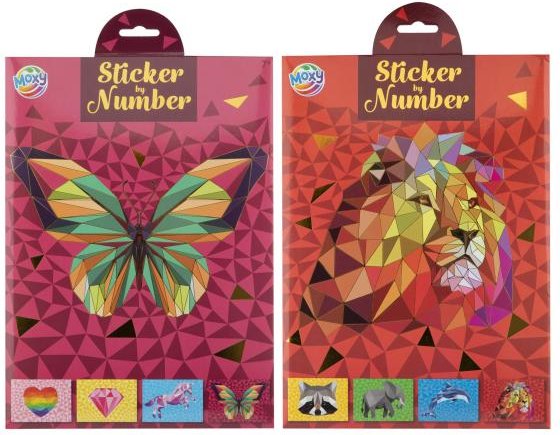 Sticker Painting 2er Set Schmetterling&Löwe