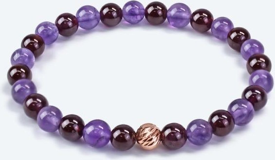 Armband Amethyst, Granat