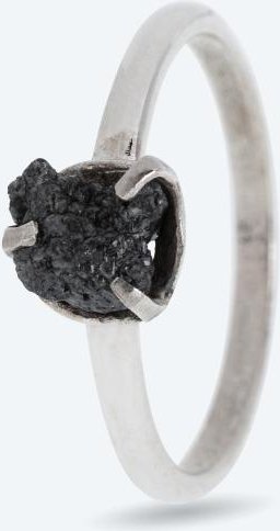 Ring 925 Silber Rohdiamant
