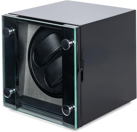 2er Uhrenbeweger "Tangente" schwarz matt