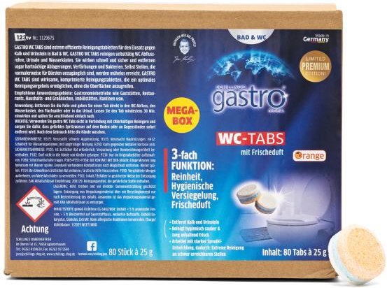 gastro WC Tabs Sonderedition, Orange, 80 Stück