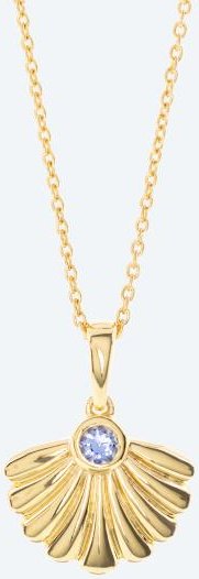 Anhänger mit Kette 925 vergoldet AATansanit